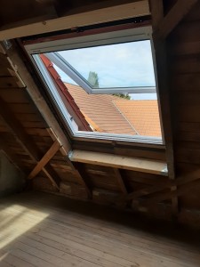 Einbau Dachflächenfenster im Altbau