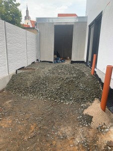 Vorbereitung Unterbau Terrasse